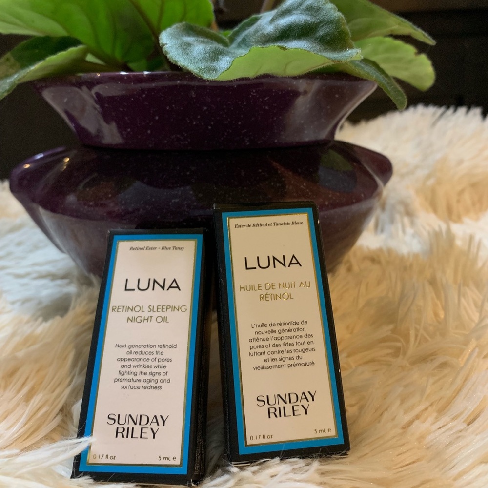 Two Brand New Sunday Riley Luna Oils.